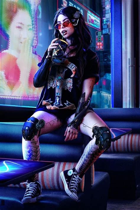 Kometa Michael Black Cyberpunk In 2020 Cyberpunk Girl Cyberpunk Style Punk
