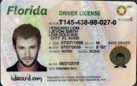 Florida Fake Id Driver License Fl Scannable Id Card In 2020 How To