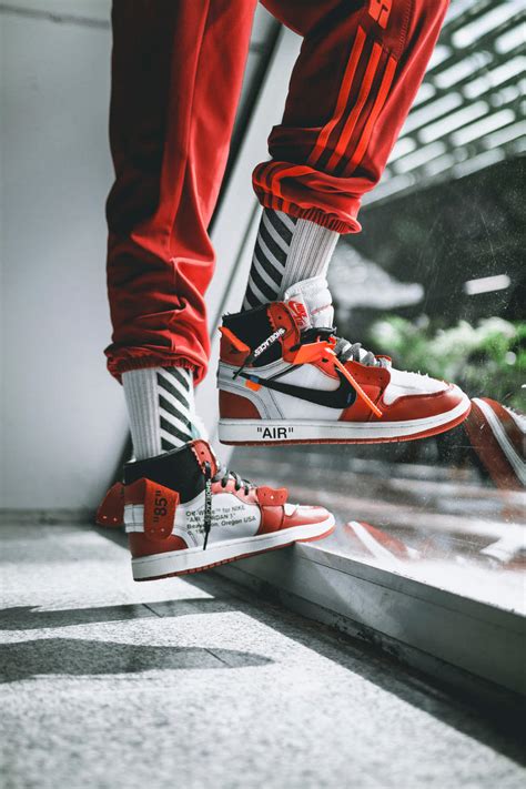 Free Download Off White X Air Jordan 1 On Feet Images Hypebeast