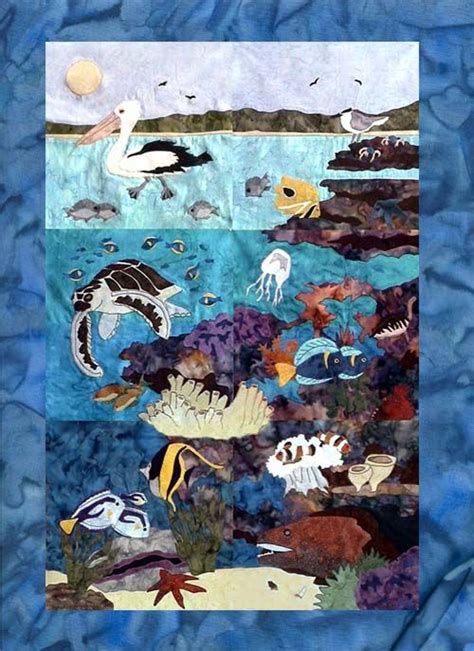 Winddancer Australian Great Barrier Reef Quilt Patterns And Kits