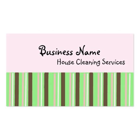 If your business is carpet cleaning, you should think of adding interesting colors and patterns to your business card design. House Cleaning Services Business Card Templates | Zazzle