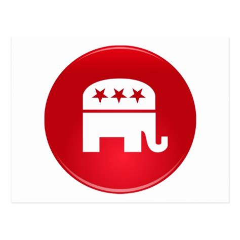 Republican Party Logo Postcard Zazzle