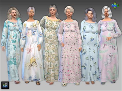 Sims 4 Victorian Nightgown
