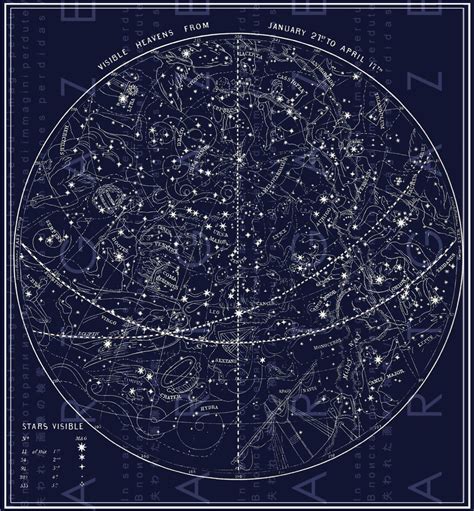 Printable Star Chart Astronomy Lokasinmark