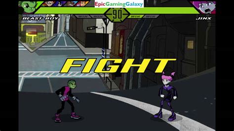 Home → teen titans games → teen titans battle blitz. Jinx VS Beast Boy On The Expert Difficulty In A Teen ...