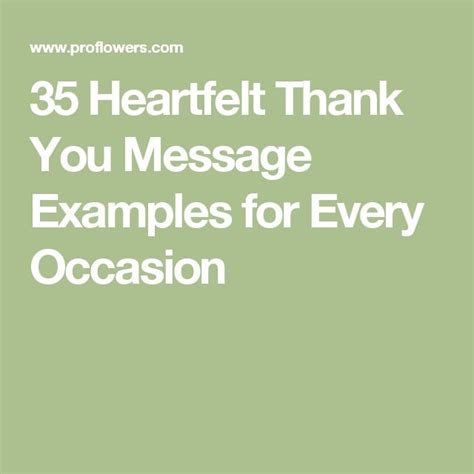 35 Heartfelt Thank You Message Examples For Every Occasion Thank You
