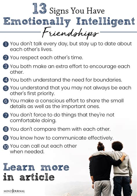Emotionally Intelligent Friendships 10 Clear Signs