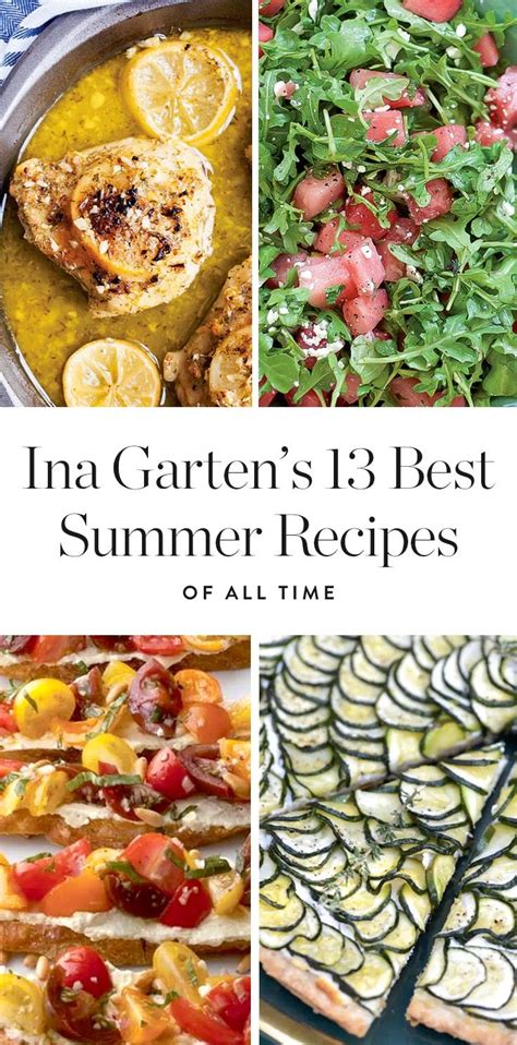 Ina Gartens 13 Best Summer Recipes Of All Time Via Purewow Summer