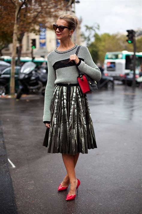 30 Ways To Style Midi Skirtsfaux Pas