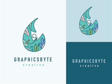 Graphicsbyte Creative Logo | Creative logo, Logo design creative, Creative