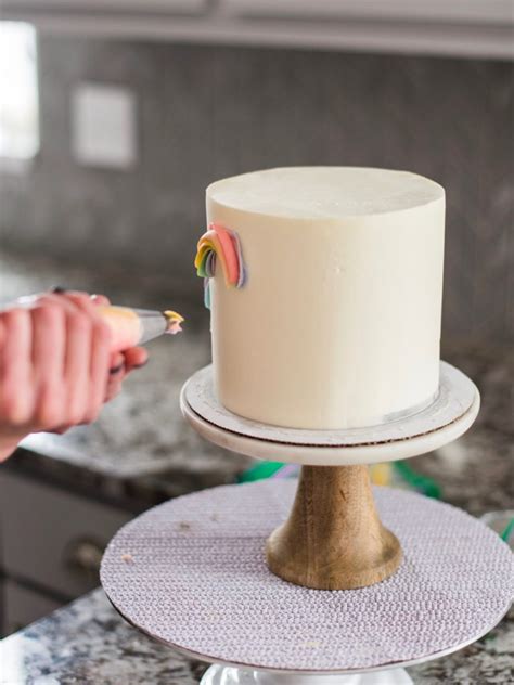 Buttercream Rainbow Tutorial Cake By Courtney