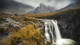 Free Download Mist Scotland Highlands Isle Of Skye Scottish Wallpaper