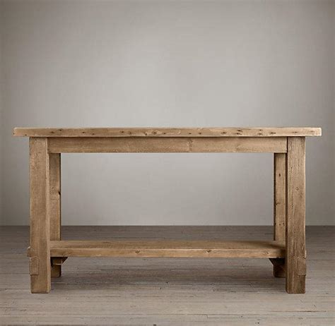 Tue, jul 20, 2021, 4:00pm edt Salvaged Wood Kitchen Island Large I Restoration Hardware