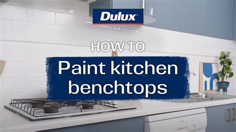 How To Paint Benchtops Dulux Renovation Range YouTube