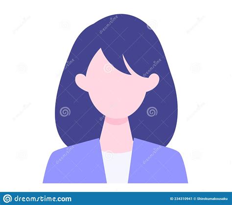 Businesswoman Cartoon Character People Face Profiles Avatars And Icons