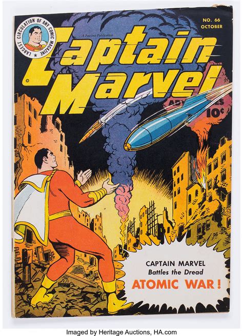 Captain Marvel Adventures 66 Fawcett Publications 1946 Lot 13312