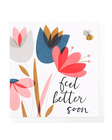Feel Better Soon Get Well Soon Card Oliver Bonas