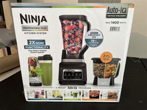Ninja Professional Plus Kitchen Blender System And 8 Cup Food Processor