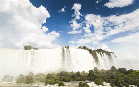 Iguazu Falls In South America Full Hd Wallpaper And Background