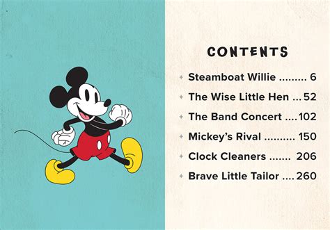 Disney Mickey And Friends Mini Book Of Classic Shorts Insight Editions