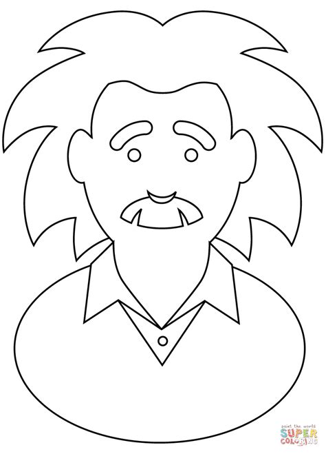 Dibujo De Einstein Para Colorear Dibujos Para Colorear Imprimir Gratis