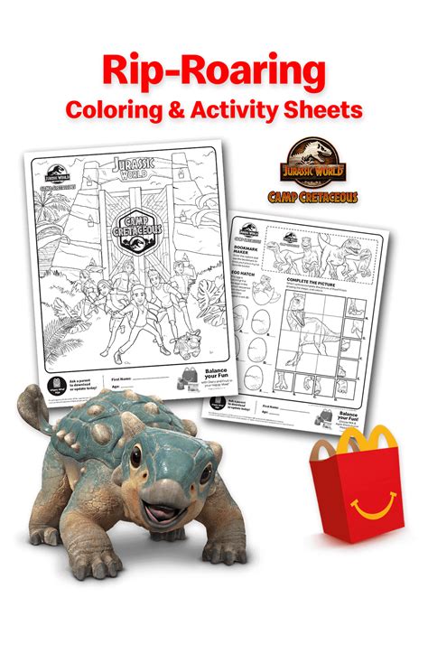 Jurassic World Camp Cretaceous Exciting Coloring And Activity Sheets Color Activities Creative