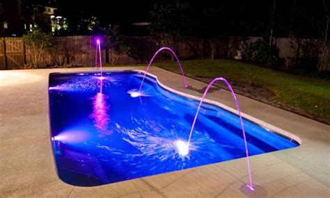 Swimming Pool Deck Jets With Led Lights Swimming Pool