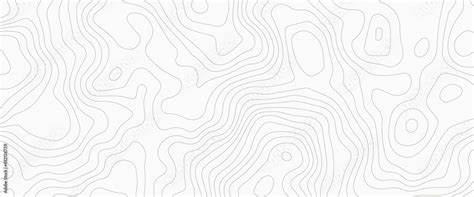 Topographic Line Contour Map Background Geographic Grid Map Abstract