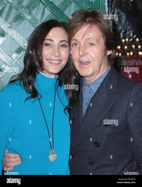 Paul Mccartney And His Wife Nancy Shevell Sir Paul Mccartney Holds A Private Party To Premiere