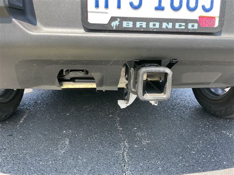 Aftermarket Hitch Install 2021 Ford Bronco Sport Forum