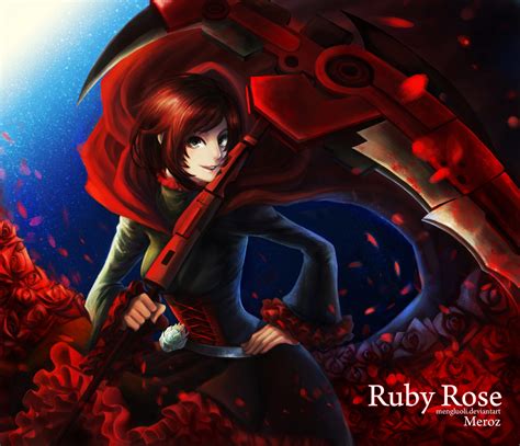 Ruby Rose Rwby Image By Meroz Wang 1554625 Zerochan Anime Image