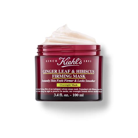 Ginger Leaf And Hibiscus Firming Mask Firming Face Mask Kiehls