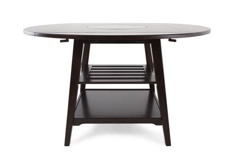 Winners Only Parkside Round 2 Square Drop Leaf Table With Lazy Susan