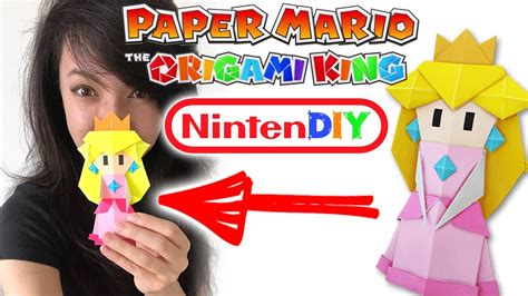 How To Make Origami Princess Peach From Paper Mario The Origami King