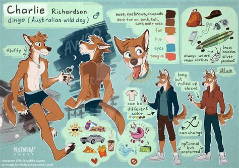 Charlie Richardson The Dingo Reference Sheet 2018 By Multyashka Sweet