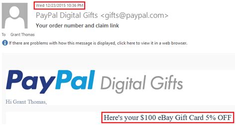 Ebay gift card terms & conditions: PayPal Receipt $100 eBay GC 1 | Travel with Grant