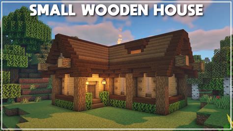 Minecraft How To Build A Small Wooden House Tutorial 2020 Youtube