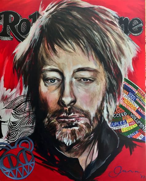 Thom Yorke Radiohead Jana Aspeling Art Radiohead Thom Yorke