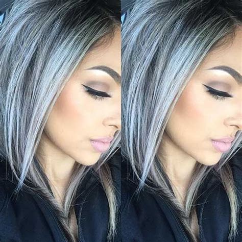 36 Gray Silver Ombre Hair Color Ideas For Attention