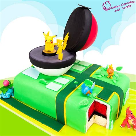 How To Make A Pokemon Go Cake Pikachu Pokeball Cake Pokemon