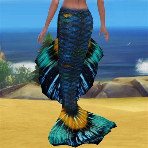 Zaneida And The Sims 4 — Butterfly Fish Mermaid Tail Island Living