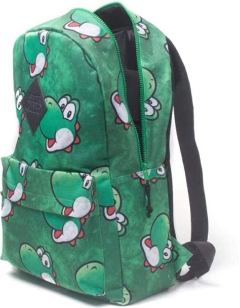 Nintendo Yoshi Face Sublimation Print Backpack Au Meilleur Prix Sur