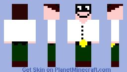 Find derivations skins created based on this one. peter griffin Minecraft Skin