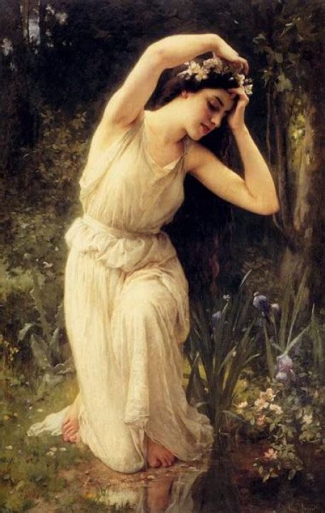 A Nymph In The Forest By Charles Amable Lenoir