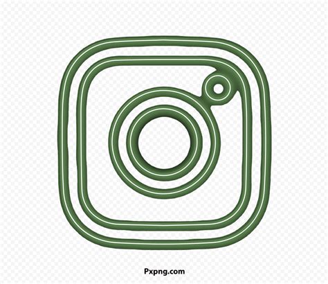Logo Icons Logo Instagram Icons Original Image Neon Social Media Letters Background