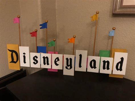Made This Disneyland Sign Using A Tutorial I Found On Youtube From The