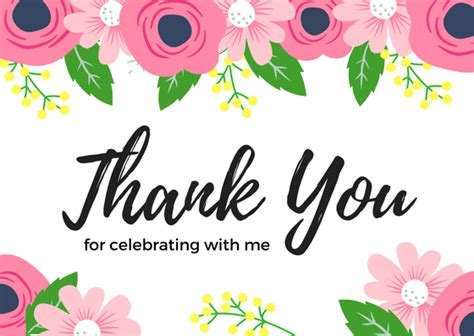 If someone sends you a birthday message through a birthday card, note, text, or on social media, proper etiquette calls that you respond by thanking them for the message. FREE Birthday Thank You Card Printables