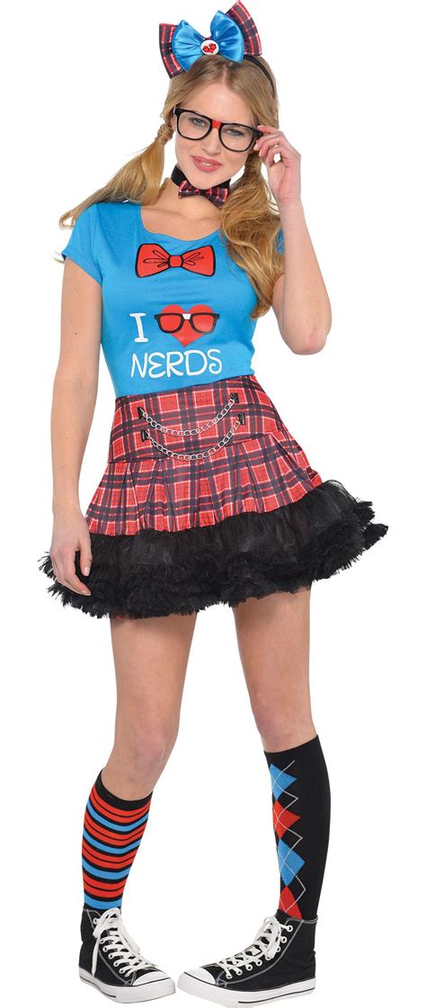 Womens Geek Chic Nerd Costume Accessories Party City Canada