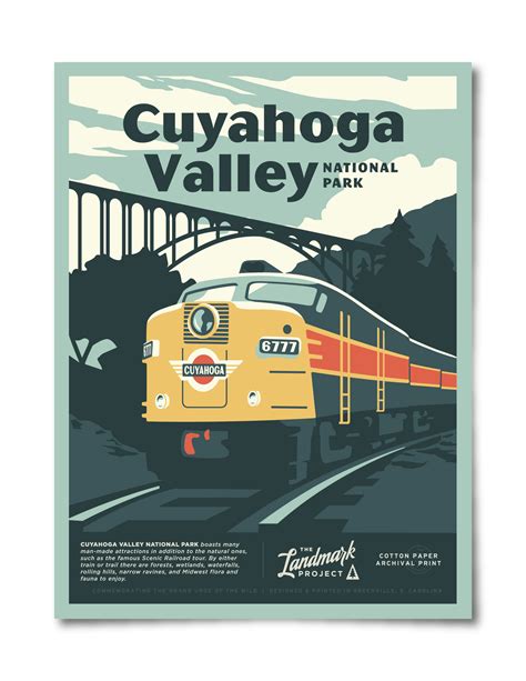 Cuyahoga Valley National Park Poster The Landmark Project