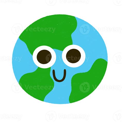 Earth Cartoon Icon 18819006 Png